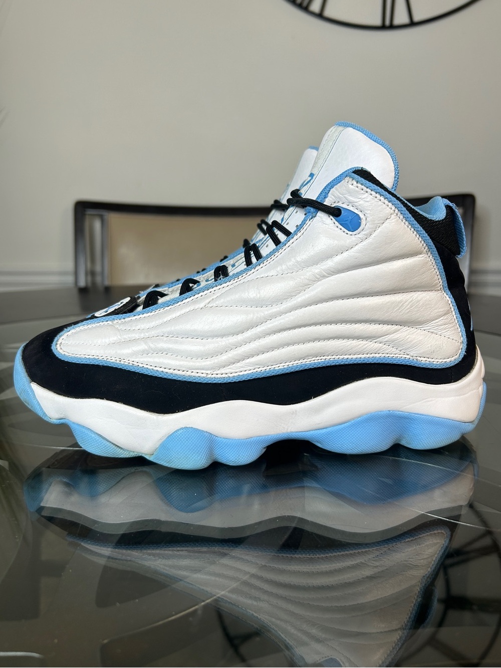 Jordan Pro Strong University Blue White Black Mens Size 9 Sneakers DC8418-114